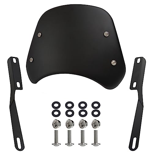Metal Universal Motorcycle Windscreen with Mount for LED Headlight