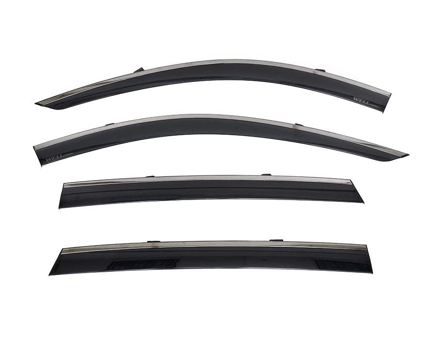 Acura MDX 2022-2024 Black Trim Window Visors
