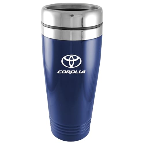 Toyota Corolla Blue Stainless Steel Travel Mug by Au-TOMOTIVE GOLD