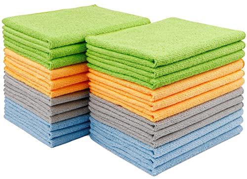 Premium All-Purpose Microfiber Towels - 24 Pack