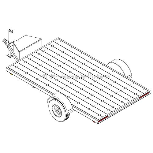 Utility Trailer Plans: 6′ 10" x 12′ | 3,500 lb Capacity