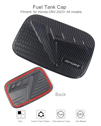 Honda CR-V Carbon Fiber Fuel Door Cover - 2023 2024