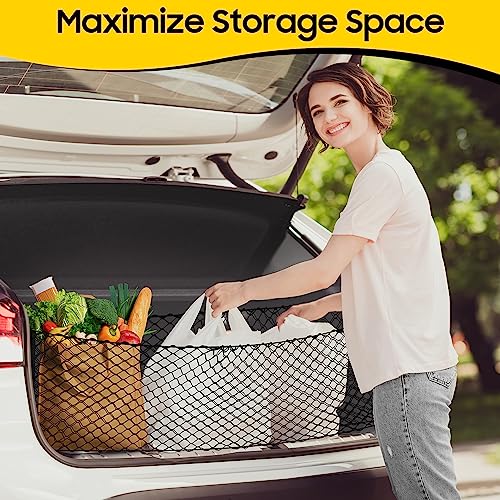 Adjustable Truck Bed Cargo Net, Heavy Duty Storage