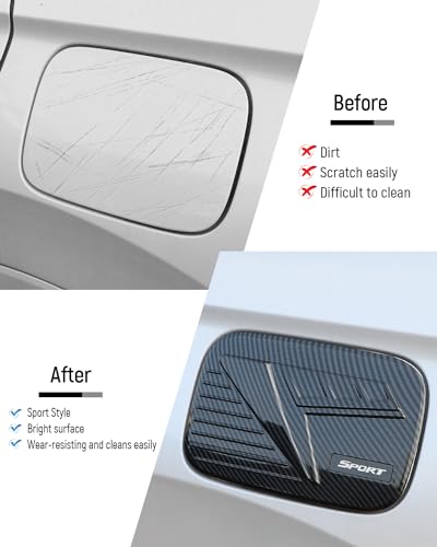 Honda CR-V Carbon Fiber Fuel Door Cover - 2023 2024