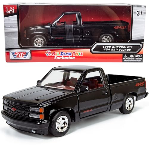 1992 Chevy 454SS Black Diecast Model Car