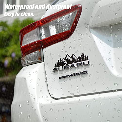 Mountain Car Sticker: Waterproof Vinyl Tree Decal