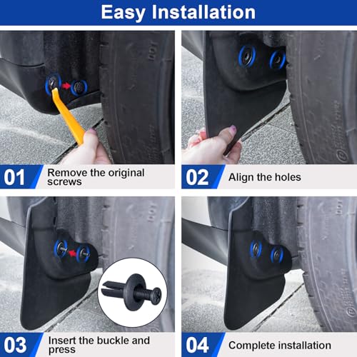 Spurtar Tesla Model Y Mud Flaps 2023-2020 Set