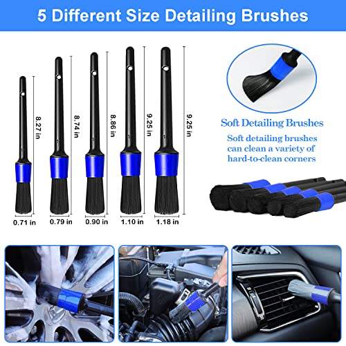 26Pcs Car Detailing Brush Set - Professional Car Care
