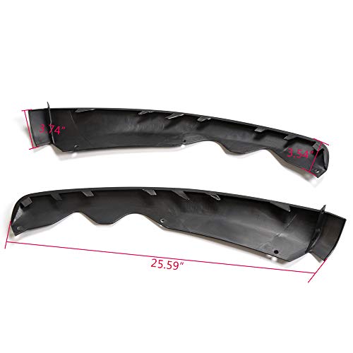 Ford Fusion Front Bumper Lower Valance Panel Set