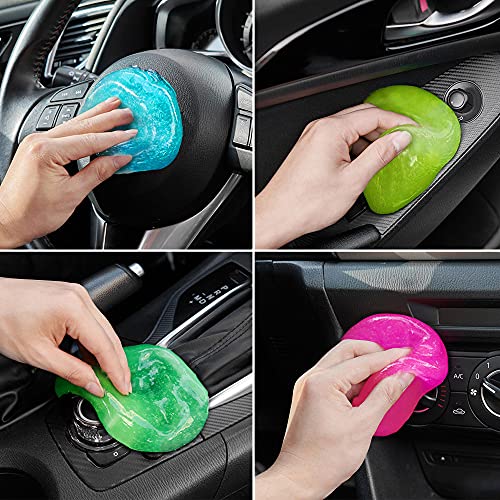 Car Cleaning Gels - 4-Pack for Universal Detailing