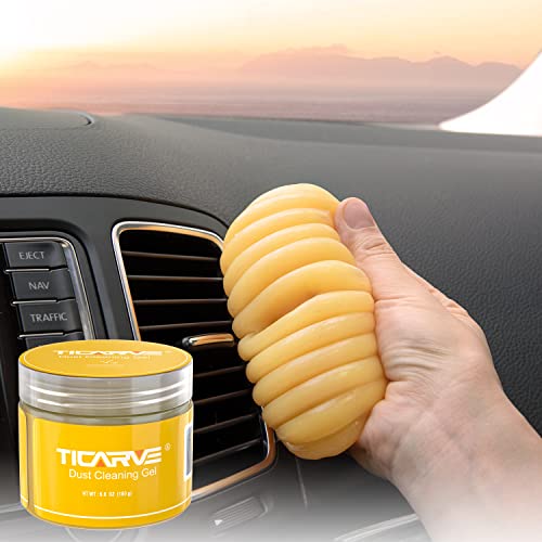 Car Cleaning Gel for Car Detailing - Yellow