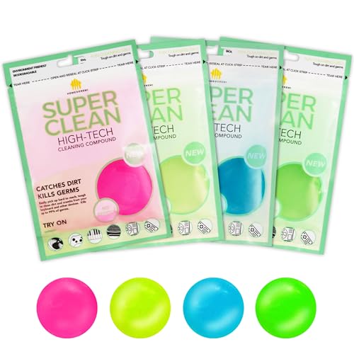 Car Cleaning Gels - 4-Pack for Universal Detailing