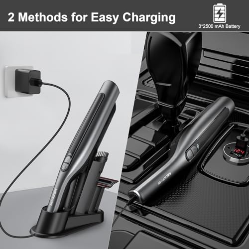 NEXPOW Handheld Car Vacuum - 18000PA, Cordless, Rechargeable