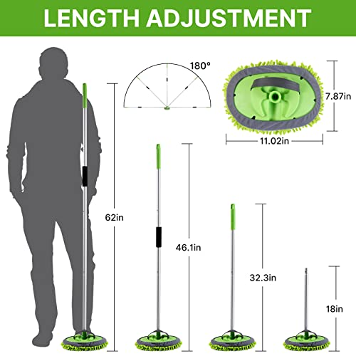 62" Car Wash Brush with Long Handle