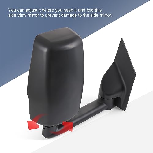 JDMSPEED Manual Adjustment Passenger Side View Mirror for Chevy Express/GMC Savana
