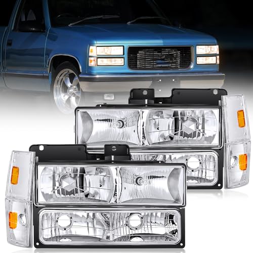 Nilight Headlight Assembly for 1988-1993 Chevrolet, GMC Trucks