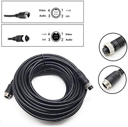 4-Pin Aviation Extension Cable for Wired Backup Camera