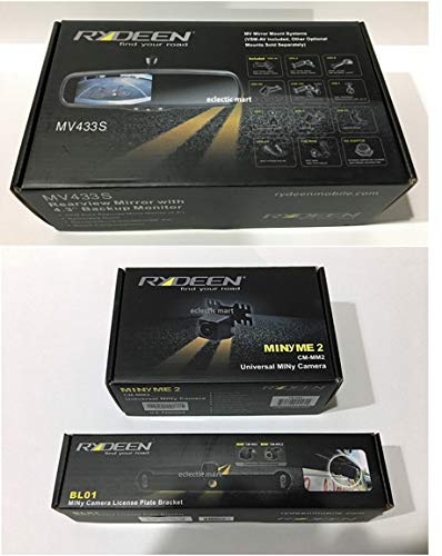 Rydeen Rearview Mirror with Backup Monitor & Camera