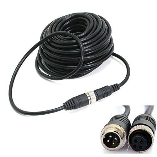 33ft Waterproof 4Pin Video Extension Cable for Vehicles