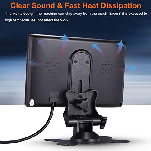 7" HD Car On-Dash Backup Monitor with 2 Inputs