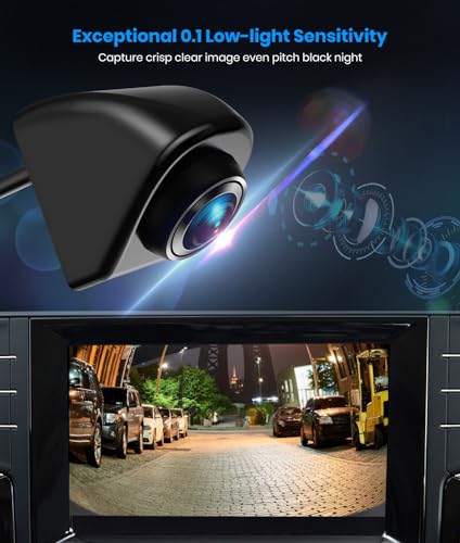 Universal Backup/Front View Camera with 180° Wide Angle