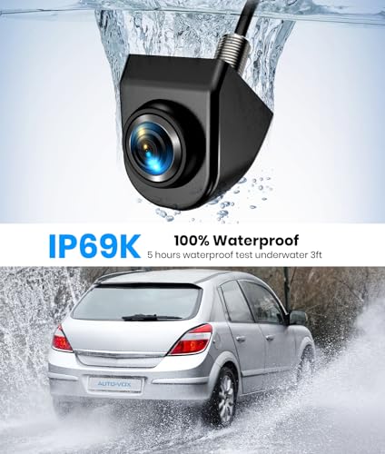 Universal Backup/Front View Camera with 180° Wide Angle