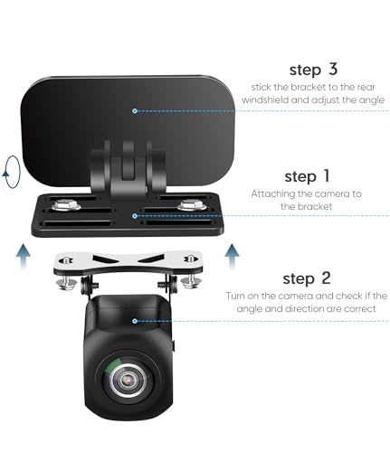 Pixelman Universal Rear Camera Mount with Adhesive (2PCS)