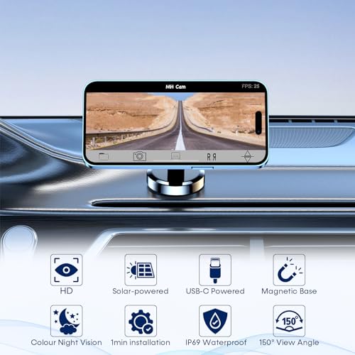 Wireless Solar Backup Camera: Easy Install, HD Night Vision