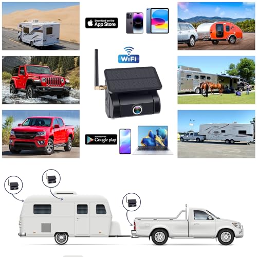 Wireless Solar Backup Camera: Easy Install, HD Night Vision