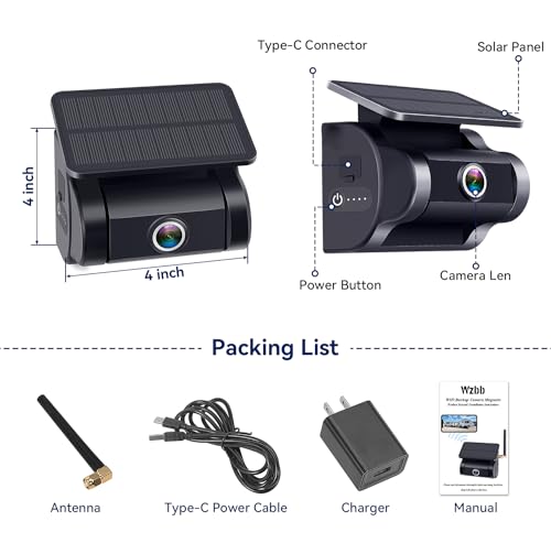 Wireless Solar Backup Camera: Easy Install, HD Night Vision