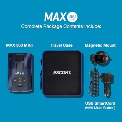 Escort MAX 360 MKII Radar Laser Detector