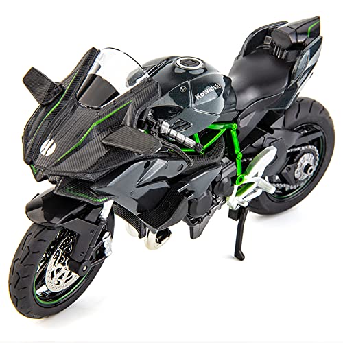 1:12 Kawasaki Ninja H2R DieCast Motorcycle Model, Black