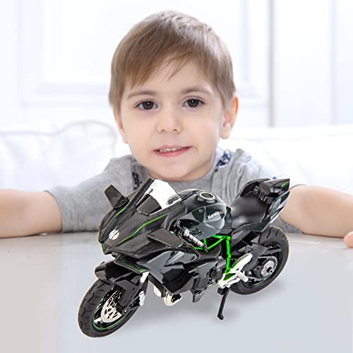 1:12 Kawasaki Ninja H2R DieCast Motorcycle Model, Black