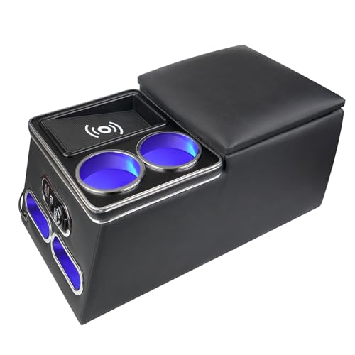 Universal Center Console Organizer with Inductive Charging Stand