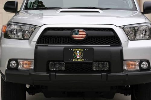 BOARLIDA Veteran US Army License Plate Eagle Design