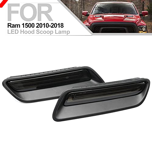 LED Hood Vent Lights for Ram 1500 - White/Amber