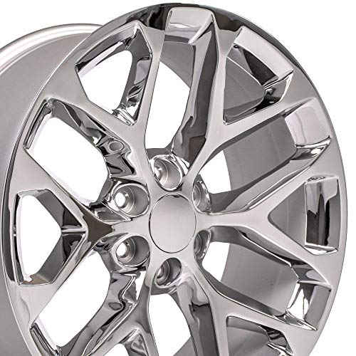 22" Snowflake Wheel Fits Chevy Silverado - Chrome