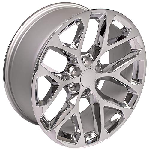 22" Snowflake Wheel Fits Chevy Silverado - Chrome