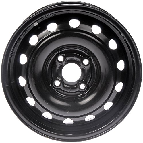 Dorman Steel Wheel for Hyundai/Kia/Toyota Models, 14x5.5" Black