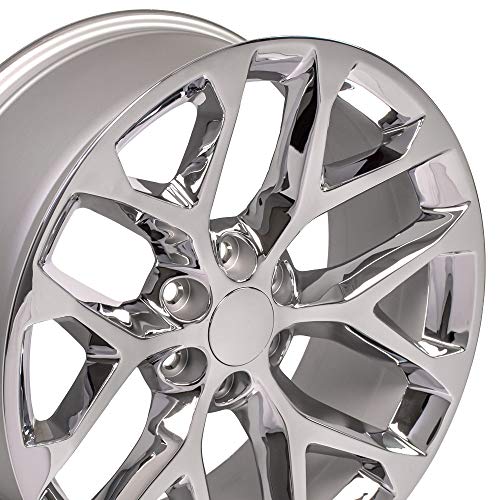 22" Snowflake Wheel Fits Chevy Silverado - Chrome