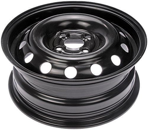Dorman Steel Wheel for Hyundai/Kia/Toyota Models, 14x5.5" Black