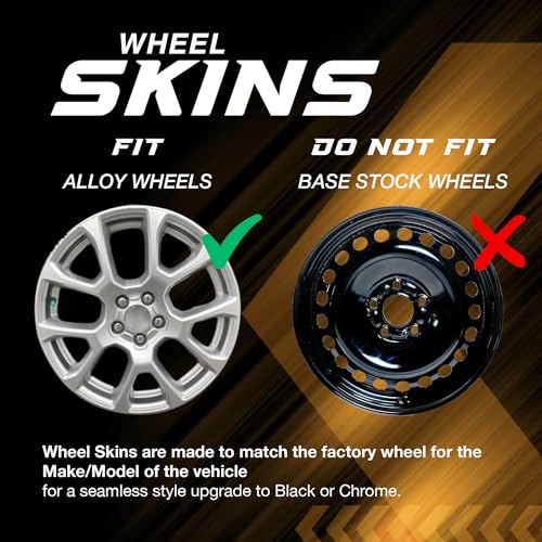Chrome Wheel Skin Set for Chevy Silverado LTZ