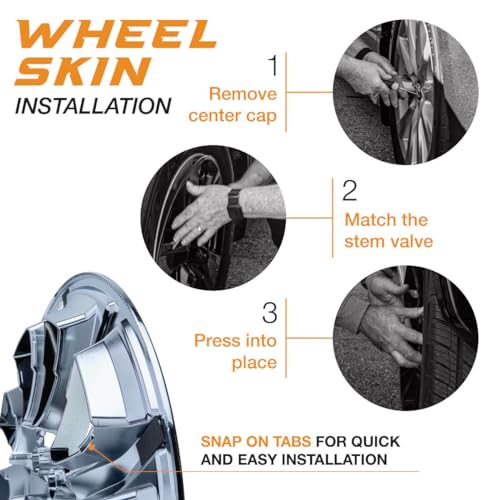 Chrome Wheel Skin Set for Chevy Silverado LTZ