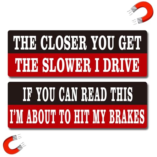 Funny Vinyl Bumper Magnet Stickers: Stick Joke Driver