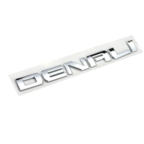 GMC Yukon & Sierra Nameplate Emblem HD Badge - Chrome