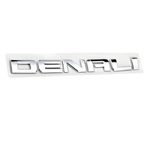 GMC Yukon & Sierra Nameplate Emblem HD Badge - Chrome