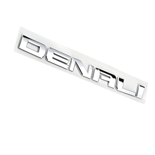 GMC Yukon & Sierra Nameplate Emblem HD Badge - Chrome