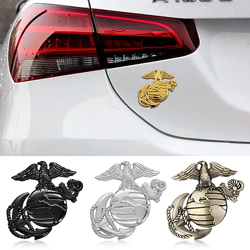 US Marine Corps Car Emblem, Universal 3D Logo