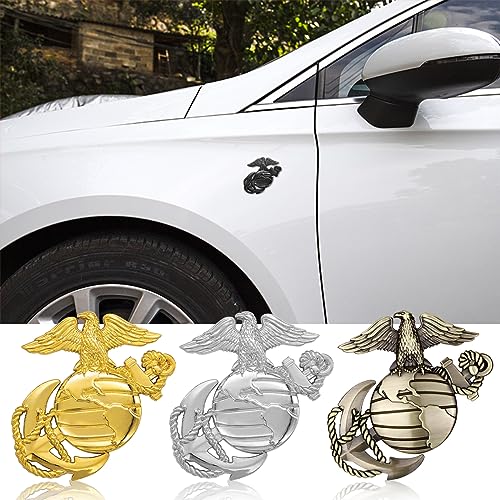 US Marine Corps Car Emblem, Universal 3D Logo
