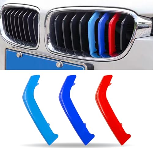 BEYPOVK Car Grille Insert Trims, M-Colored Grill Strips